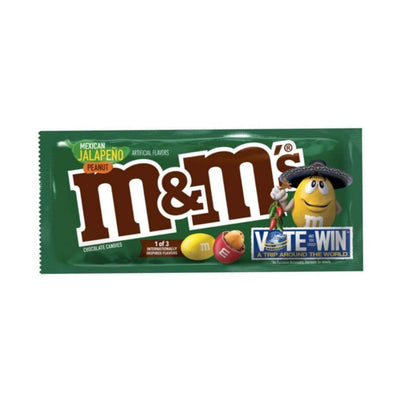 M&M's Mexican Jalapeño Peanut, m&m's alle arachidi e peperoncino Jalapeño da 49.3g (2110533468257)