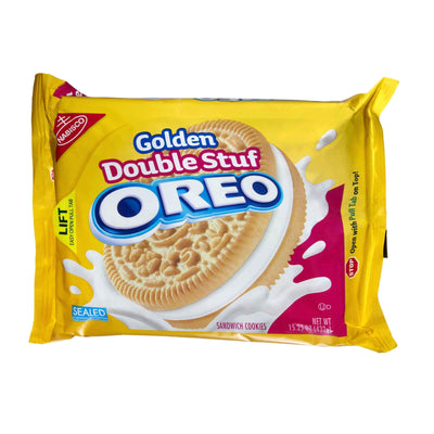 Oreo Golden Double Stuf, biscotti alla doppia vaniglia da 432g (2110529929313)