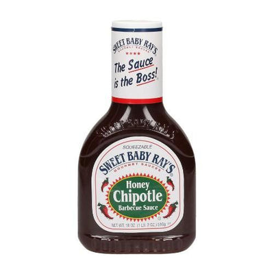 Sweet Baby Ray's Chipotle Barbecue Sauce, salsa barbecue piccante aromatizzata al miele da 510g (2145673216097)