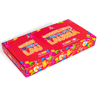 Candy box "Congratulations on your graduation", box of gummy candies to compose with the graduate's favorites