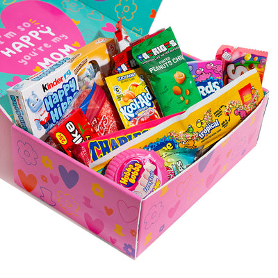 Caja de Dulces - Edición Super Mamá 1kg sorpresa + Caja de Snacks - Edición Super Mamá