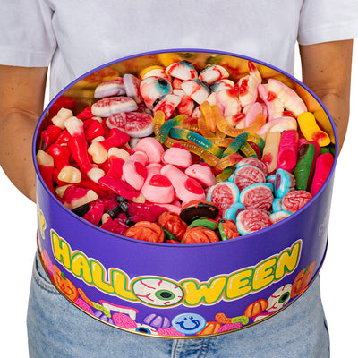 Wunnie Bucket "Happy Halloween", lata de 3kg de gomitas para componer con tus sabores favoritos