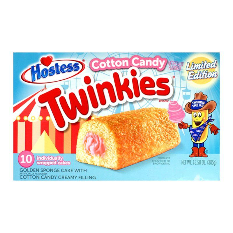 Hostess Twinkies Cotton Candy, merendine al pan&