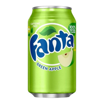 Fanta Green Apple, soda alla mela verde da 355 ml (1954209792097)