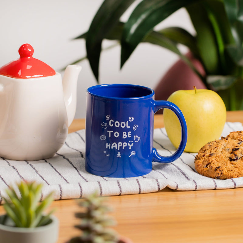 Taza Cool to be Happy, taza de cerámica original, idea de regalo