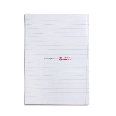 Cool to be Happy A4 lined notebook