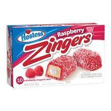 Hostess Zingers Raspberry, flauti al pan&