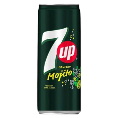 7 Up Mojito, bevanda analcolica al gusto di mojito da 330 ml