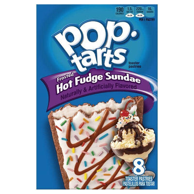 Pop Tarts Frosted Hot Fudge Sundae, biscotti ripieni di crema alla vaniglia da 384g (1977191825505)