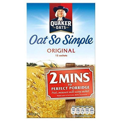 Quaker Oat So Simple Original, preparato per fiocchi d'avena da 324g (IN SCADENZA) (1977191530593)