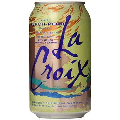 La Croix Peach-Pear, soda al gusto di pera e pesca da 355 ml (2029340098657)