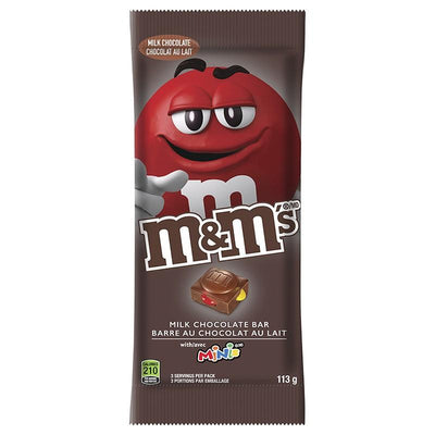 M&M's Milk Chocolate Bar with Minis, barretta al cioccolato al latte con m&m's da 113.4g (2029340885089)