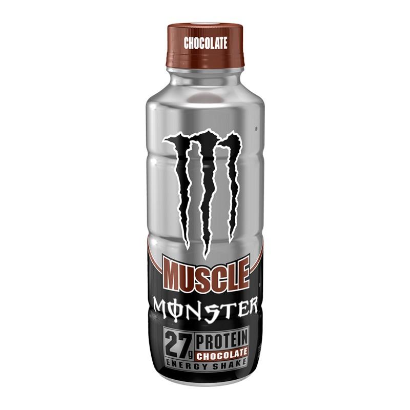 Monster Muscle Chocolate Energy Shake, bevanda energetica al cioccolato da 444 ml (2029343047777)