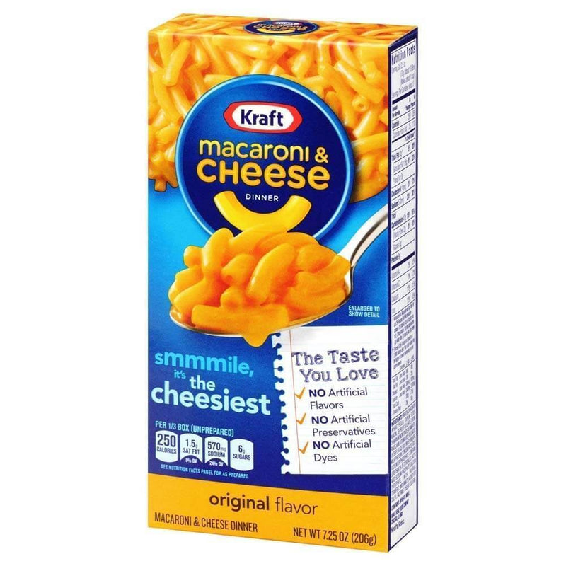 Kraft Macaroni and Cheese Dinner Family Size, preparato per pasta al formaggio nel formato maxi (1954228306017)