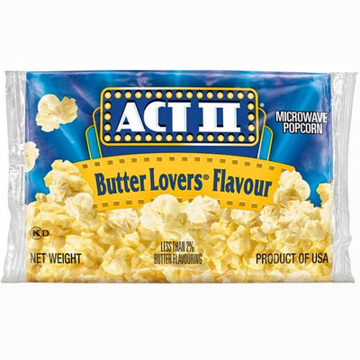 Act II Butter Lovers Microwave Popcorn (1954237677665)