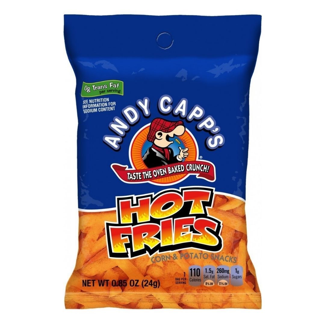 Andy Capp's Hot Fries, patatine al peperoncino da 24g – American-uncle-beta