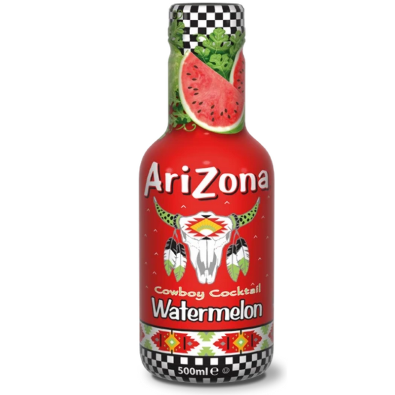 Arizona Cowboy Cocktail Watermelon, bevanda al gusto di anguria da 500ml (4516981407841)