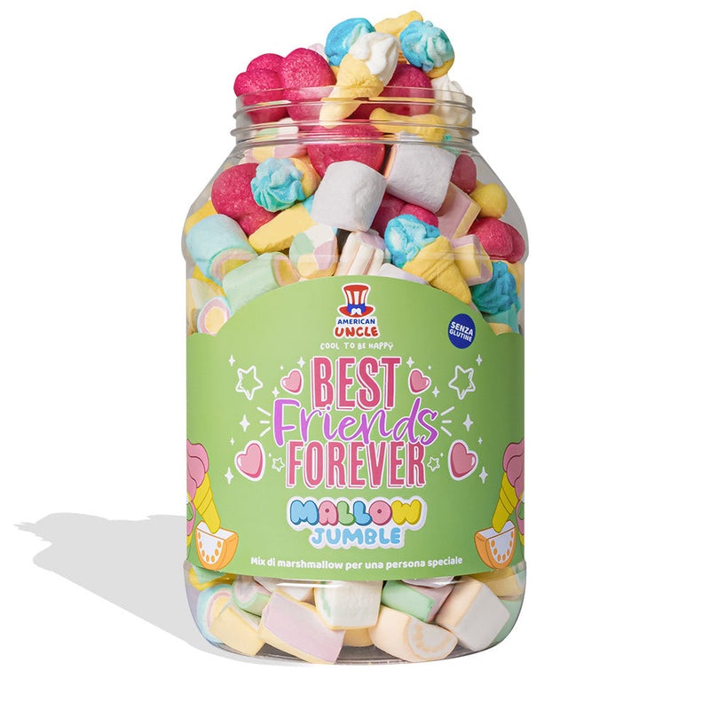 Mallow Jumble “Best Friends Forever”, a jar of marshmallows to compose with your favorite flavors