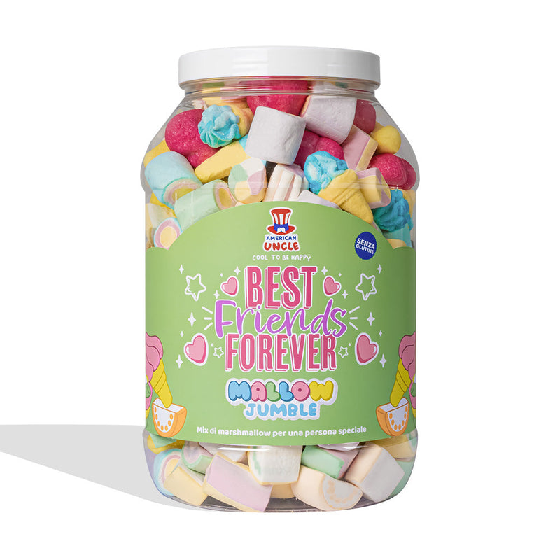 Mallow Jumble “Best Friends Forever”, a jar of marshmallows to compose with your favorite flavors