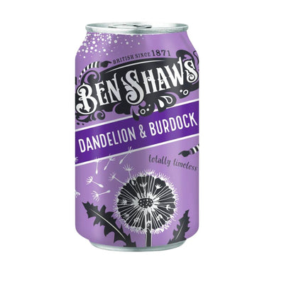 Confezione da 330ml di bevanda di bardana e tarassaco Ben Shaw Dandelion & Burdock