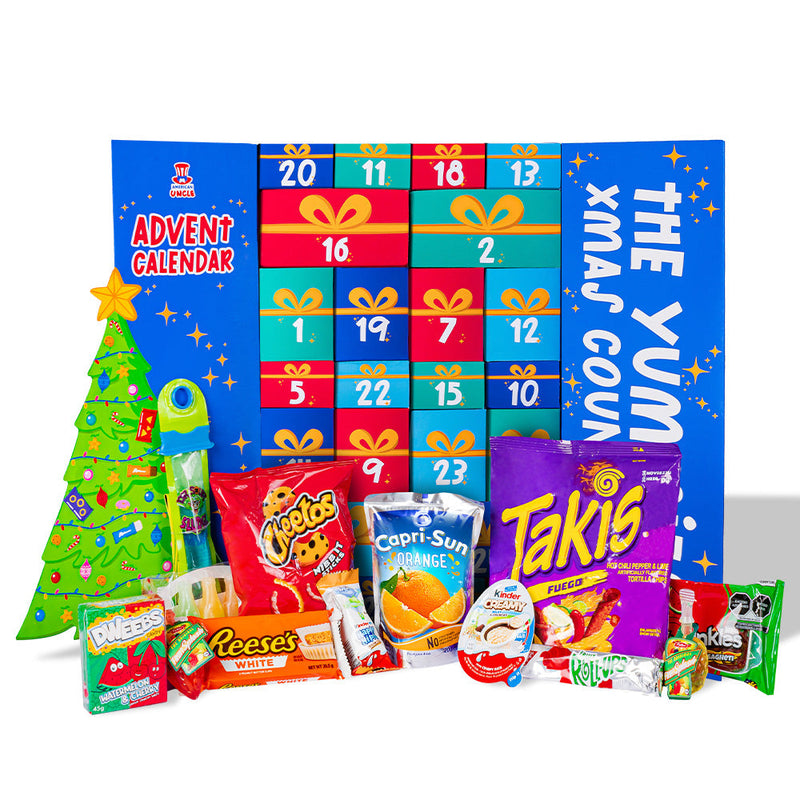 Advent Calendar 2023, box of +24 sweet and savory surprise snacks