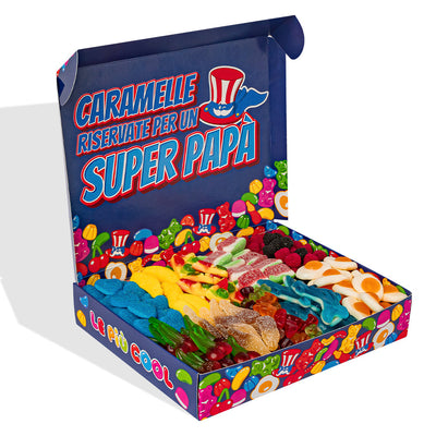 Confezione di caramelle gommose per un super papà