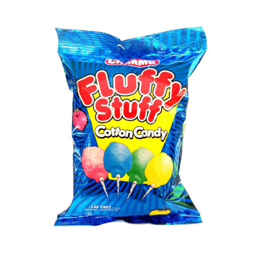 Charms Fluffy Stuff Candy Floss Big Bag, zucchero filato alla frutta da 71g (3994236125281)