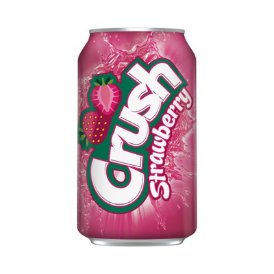 Crush Strawberry, bevanda dolce e frizzante alla fragola da 355ml (4030773198945)