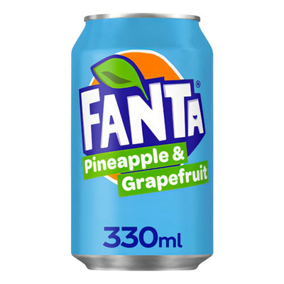 Confezione da 330ml di bevanda all'ananas e uva Fanta