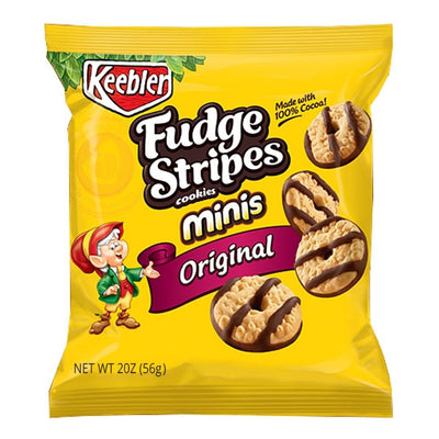 Fudge Stripes Cookies Minis Original 56g