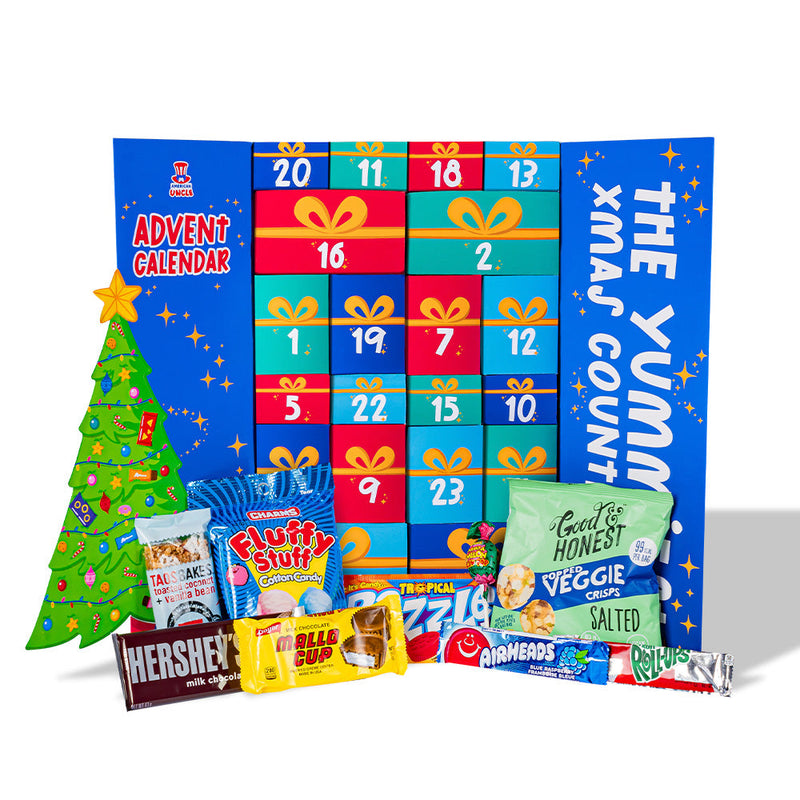 [GLUTEN FREE] Advent Calendar 2023, box of +24 sweet and savory surprise snacks without gluten