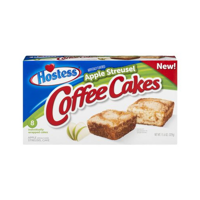 Hostess Apple Streusel Coffee Cake, confezione di merendine da 8 pezzi allo strudel di mela e caffè (4118896214113)