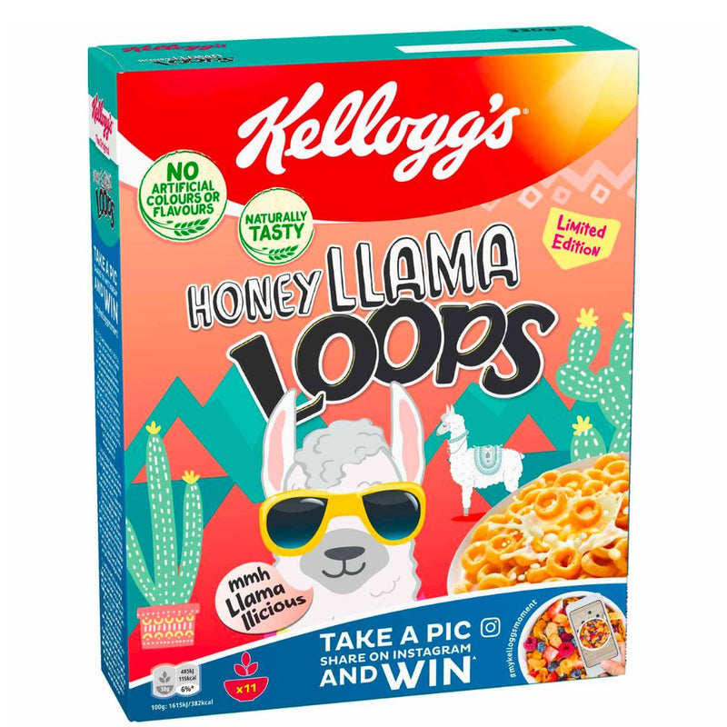 Confezione da 330g di cereali al miele Kellogg&