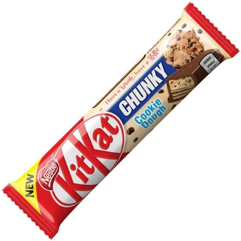 Kit Kat Chuncky Cookie Dought, wafer ricoperti di cioccolato ripieni di crema con coockie da 42g