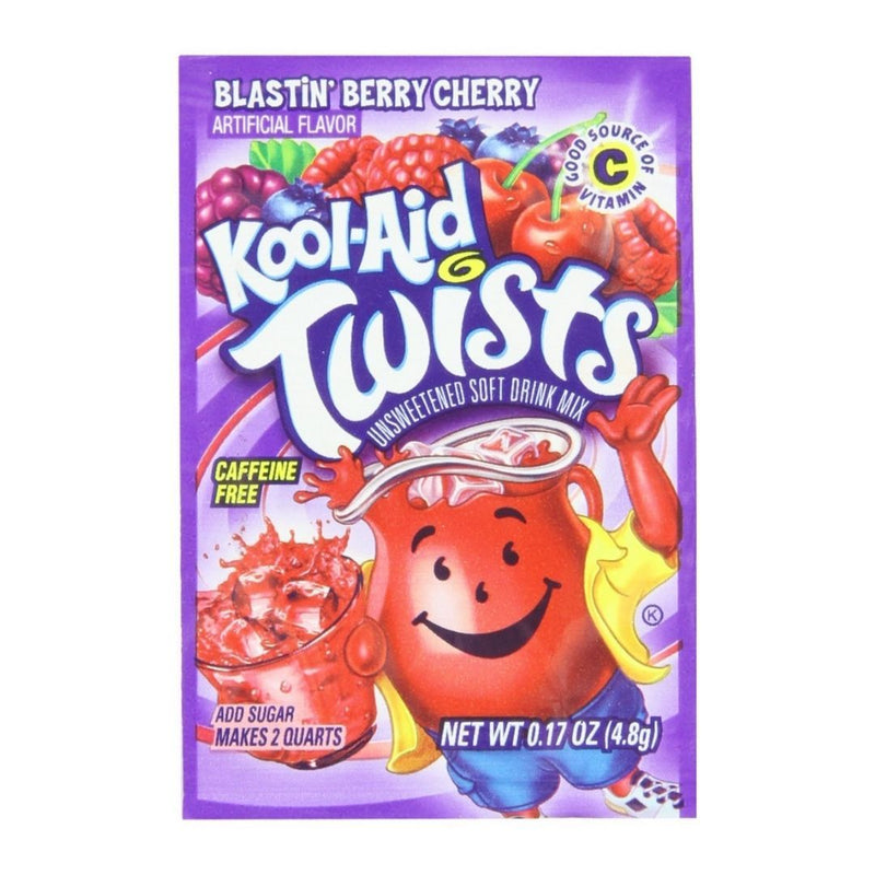 Kool Aid Twists Berry cherry