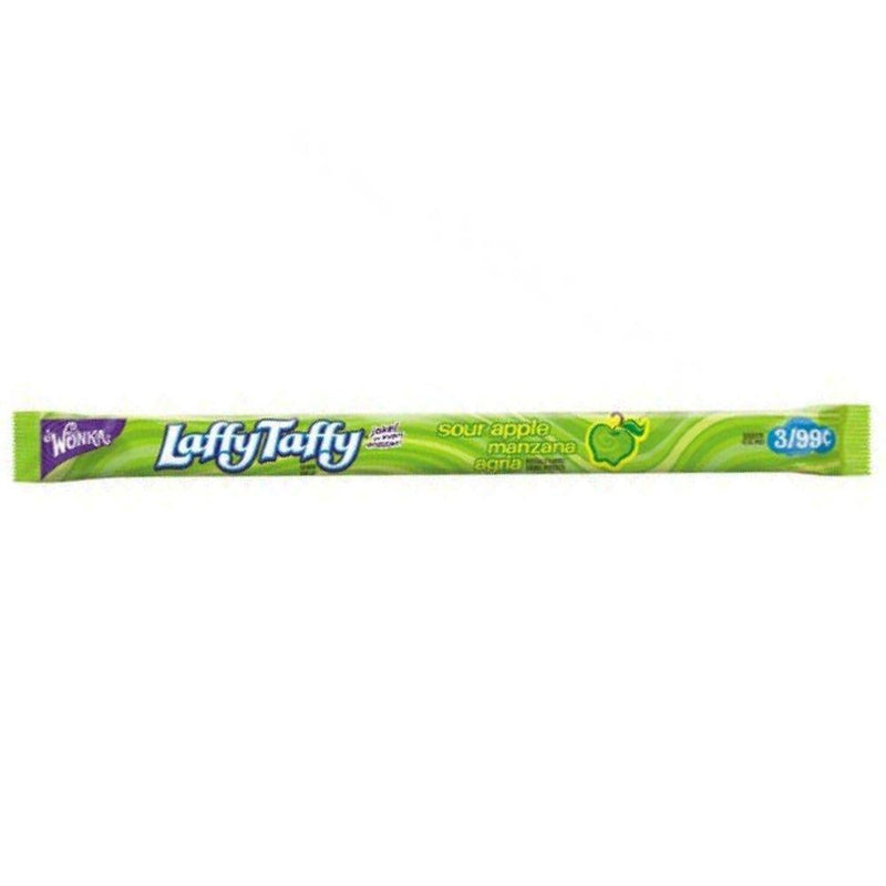 Laffy Taffy Sour Apple, caramella gommosa alla mela verde da 22.9g