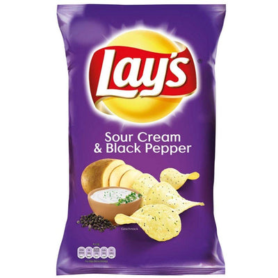 Lay's Sour Cream & Black Pepper 175g