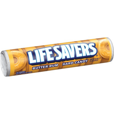 Life Savers Butter Rum, caramelle al rum da 32g (4674428403809)