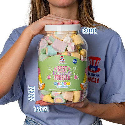 Mallow Jumble “Best Friends Forever”, a jar of marshmallows to compose with your favorite flavors