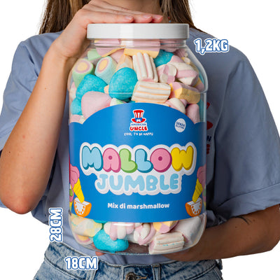 Mallow Jumble, a jar of marshmallows to compose with your favorite flavors