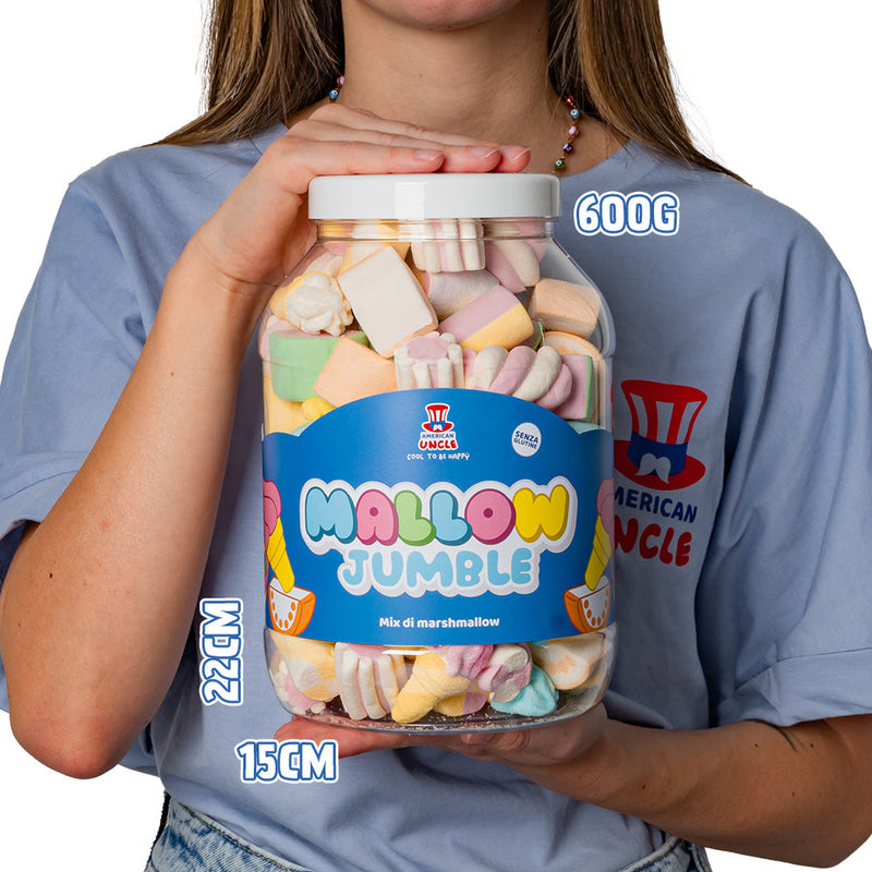 Mallow Jumble, a jar of marshmallows to compose with your favorite flavors