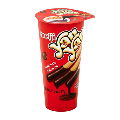 Meiji Chocolate Yan Yan, bastoncini ricoperti di crema al cioccolato da 50g