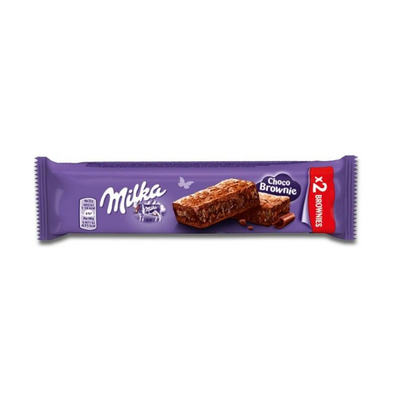 Milka Choco Brownie, 2 x 25g milk chocolate brownies