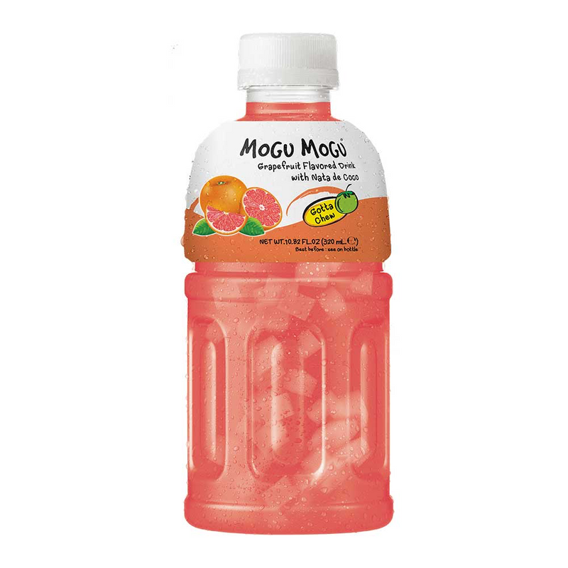 Mogu Mogu Bebida Sabor Pomelo, bebida de pomelo y nata de coco 320ml