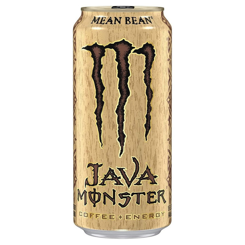 (Monster no coleccionable, dañado) Monster Java Mean Bean, bebida energética de café y crema de 443 ml