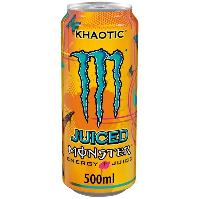 (Monster no coleccionable, dañado) Monster Khaotic, bebida energética de naranja de 500 ml