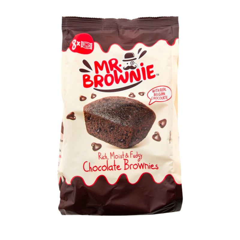 Confezione da 200g di merendine al cioccolato Mr Chocolate Brownie 