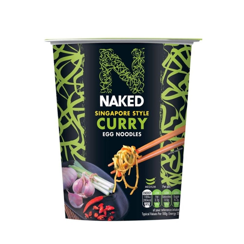 Naked Singapore Style Curry Egg Noodles