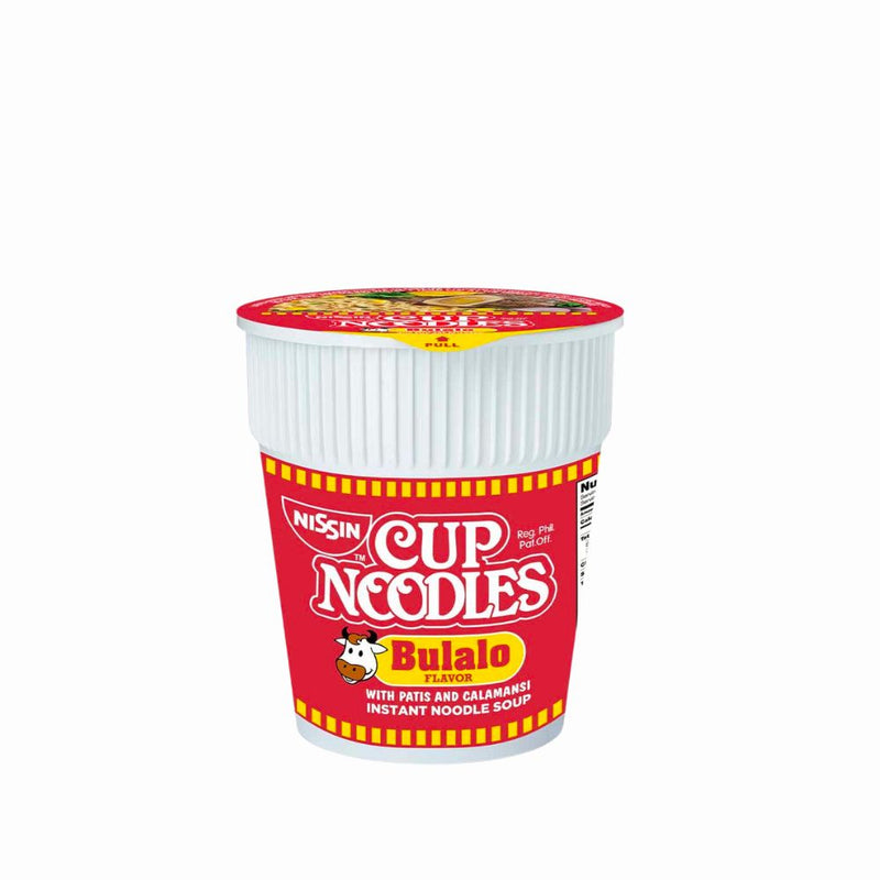 Confezione di Noodles Nissin Cup Noodle Bufalo Flavor da 40g