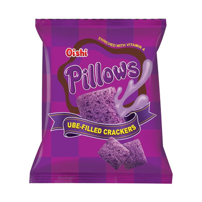 Oishi Pillows Ube Filled Crackers